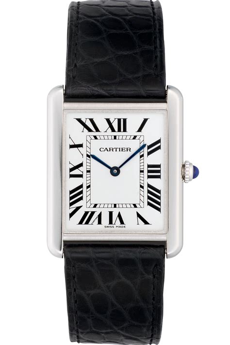 cartier tank solo large dimensions|cartier tank solo on wrist.